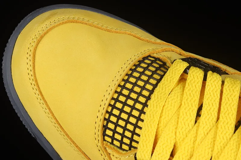 All categories Air Jordan Jordan series basketball shoes Air Jordan 4 foreign trade version Air Jordan 4 Retro "Lightning" AJ4 Joe 4 replica white and yellow electric mother CT8527-700